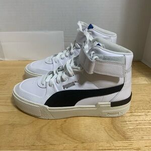 Puma Cali Sport Top Contact Lace Up  Womens White Sneakers Casual Shoes Size 6.5